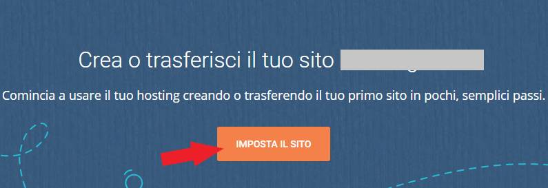 imposta il tuo sito wordpress