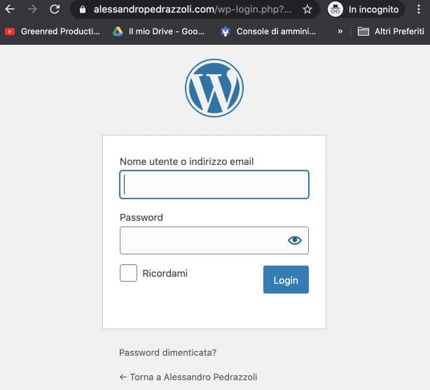 wp-login wordpress