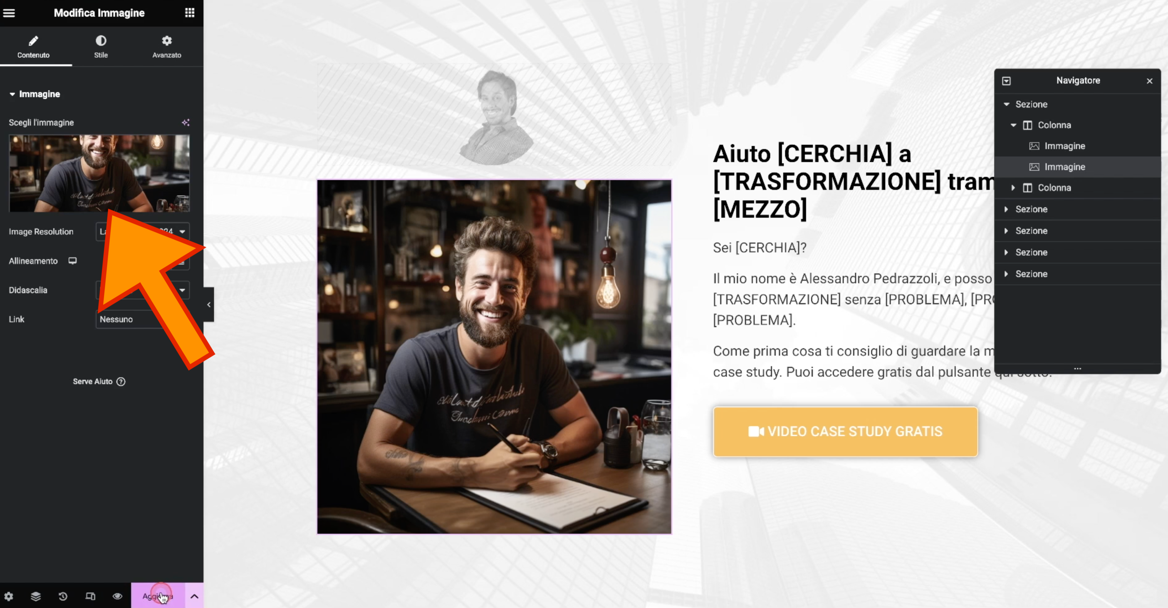 immagini sito web modificata