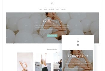 Fashion blog template - Gallery PRO