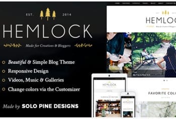 Fashion blog template - Hemlock