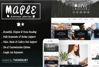 Fashion blogger template - Maple