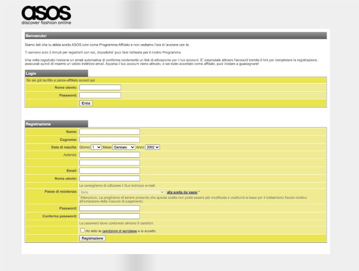 Asos affiliate program