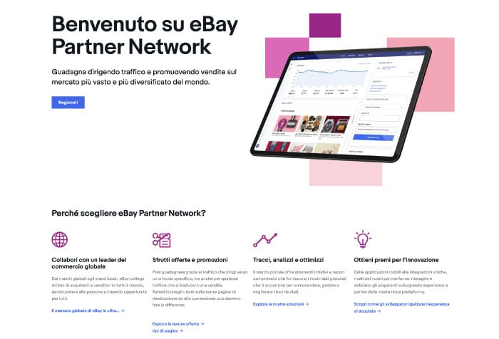 Ebay affiliazione