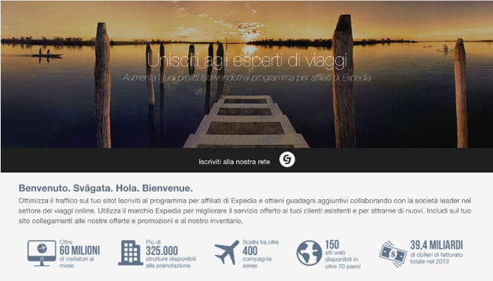 Expedia affiliate program