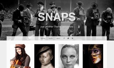 Snaps - temi wordpress fotografia gratis