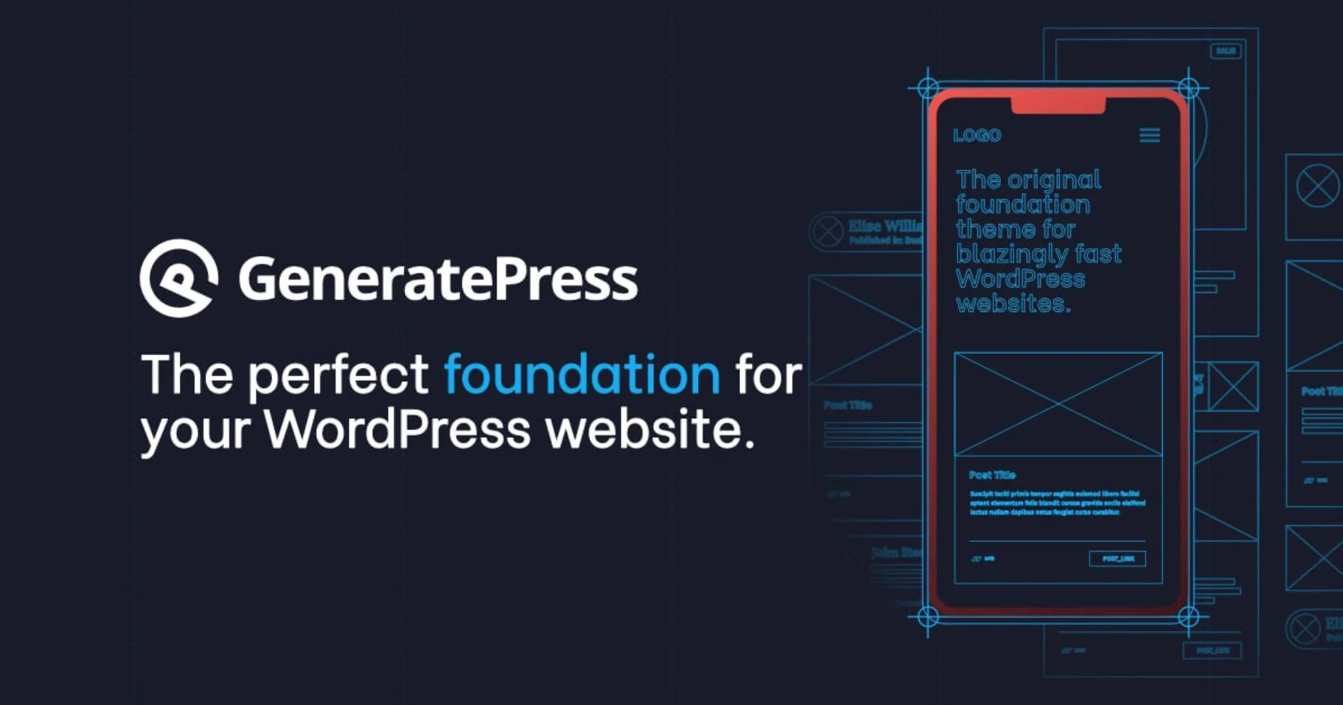 GeneratePress — homepage del sito ufficiale generatepress.com