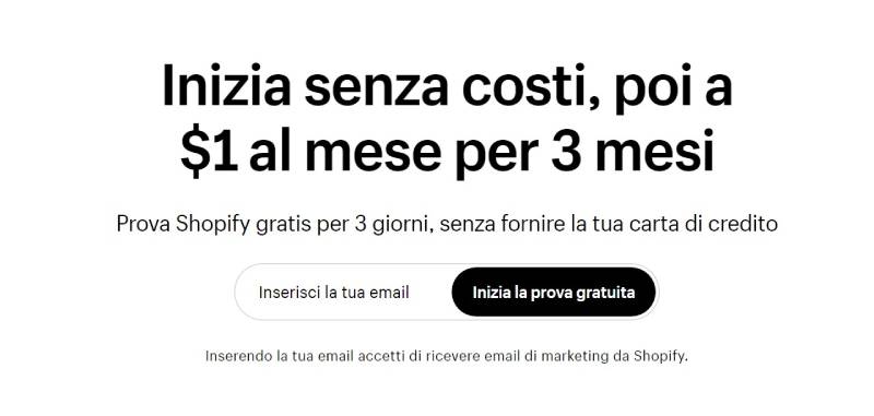 shopify prova gratuita