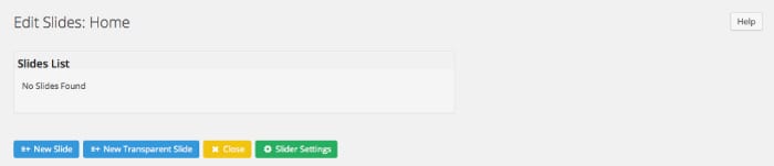 creare una slide con il WordPress slider