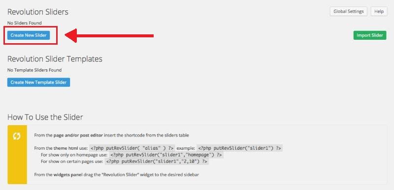creare uno slider wordpress