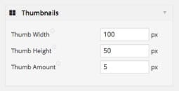 revolution slider thumbnails per WordPress