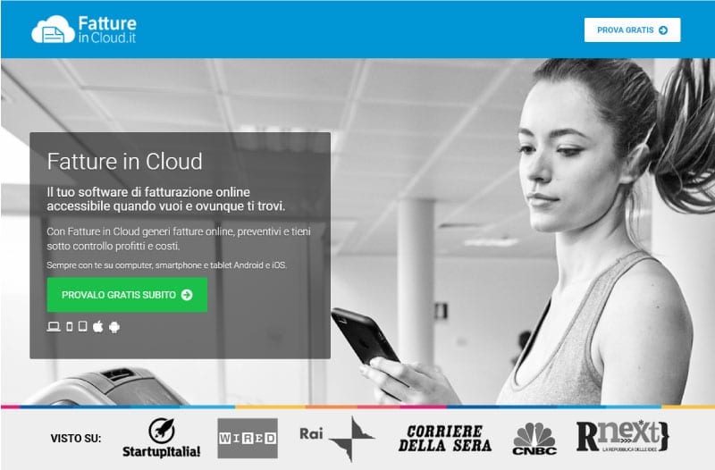 Squeeze page - Social proof