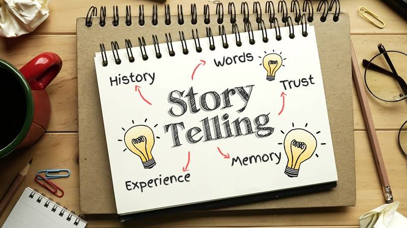 Storytelling visual